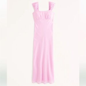 Abercrombie NWT Pink Slip Midi Dress